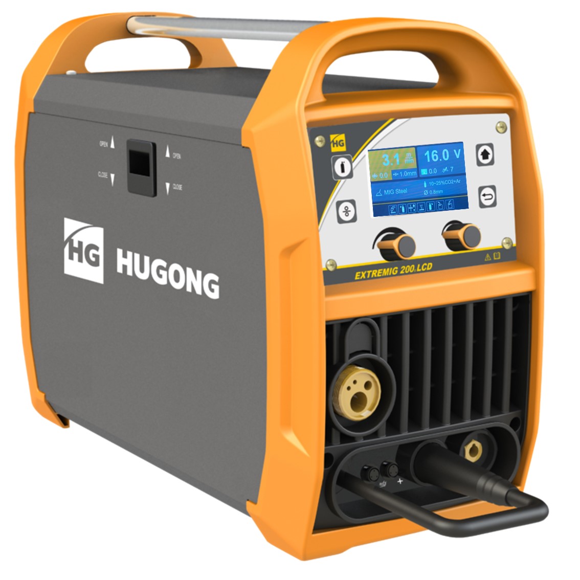 HUGONG Extremig 200 LCD III | Saldatrice Multiprocesso MMA, MIG, TIG