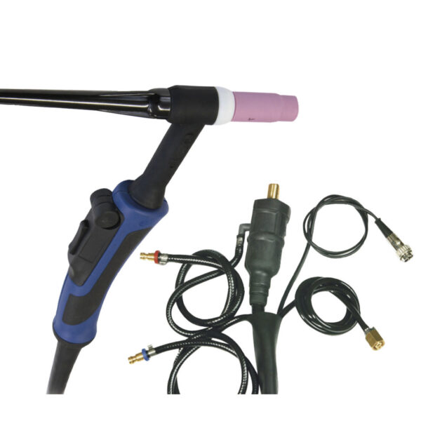GYS TORCIA TIG SR20WP POTENZIOMETRO 8m (acqua) + KIT ACCESSORI
