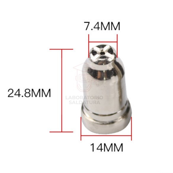 RIVERWELD 13 Pezzi Torcia Per Taglierina Al Plasma S25 S45 Kit Di