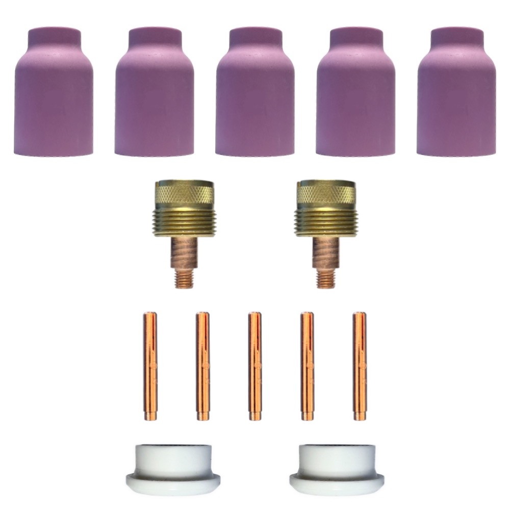 Kit 90 Pezzi Consumabili Taglierina Al Plasma - Ugelli, Elettrodi, Tazze E Collet Per Torce Di Taglio - Foto 6