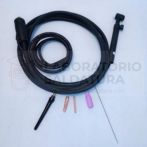 RIVERWELD Accessori per il montaggio della torcia TIG Adattatore per cavo gas e alimentazione 11N37 per torcia per saldatura TIG SR WP 18 Confezione da 2