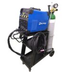 Arcmax Maxtig 200 AC/DC + Carrello + Bombola Ricaricabile Argon 14L + Riduttore di Pressione