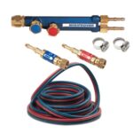 KIT impugnatura MINIFROVER con valvole di sicurezza e tubo binato gas.
