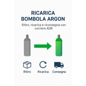Servizio Ricarica Bombole Argon (UN 1006)