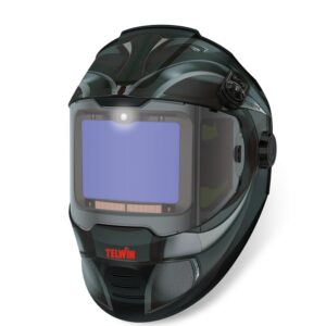 Telwin Roundview LED True Color | Maschera Con Filtro Auto-Oscurante
