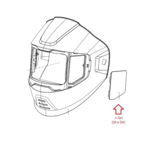 Filtro Laterale 95x60-70mm (2pz)