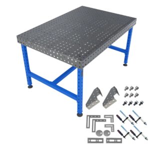 Tavolo Di Saldatura MASTER, Spessore 6mm, Fori 16mm + Kit Fissaggio Gold