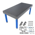 Tavolo Di Saldatura Mobile PRO 10 CHESS, Spessore 10mm, Fori 16mm + Kit Fissaggio Gold PRO 10