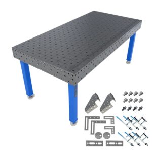 Tavolo Di Saldatura Mobile PRO 10 CHESS, Spessore 10mm, Fori 16mm + Kit Fissaggio Gold PRO 10