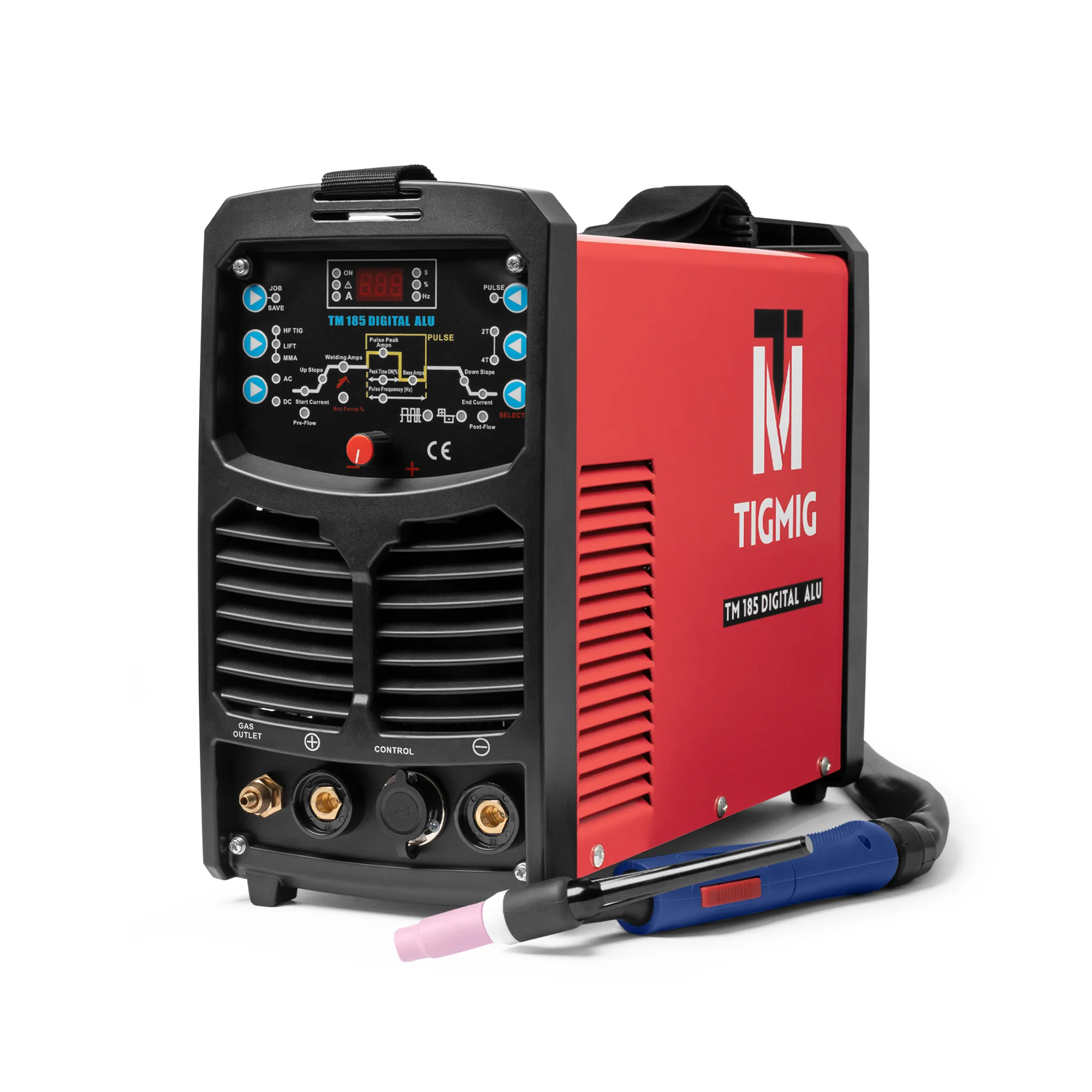 tm_tig_185diacdc TIGMIG TM 185 Digital Alu | Saldatrice TIG - immagine 1