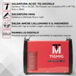 TIGMIG TM 185 Digital Alu | Saldatrice TIG - immagine 2