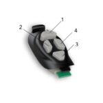 Pulsante quadruplo torcia TIG