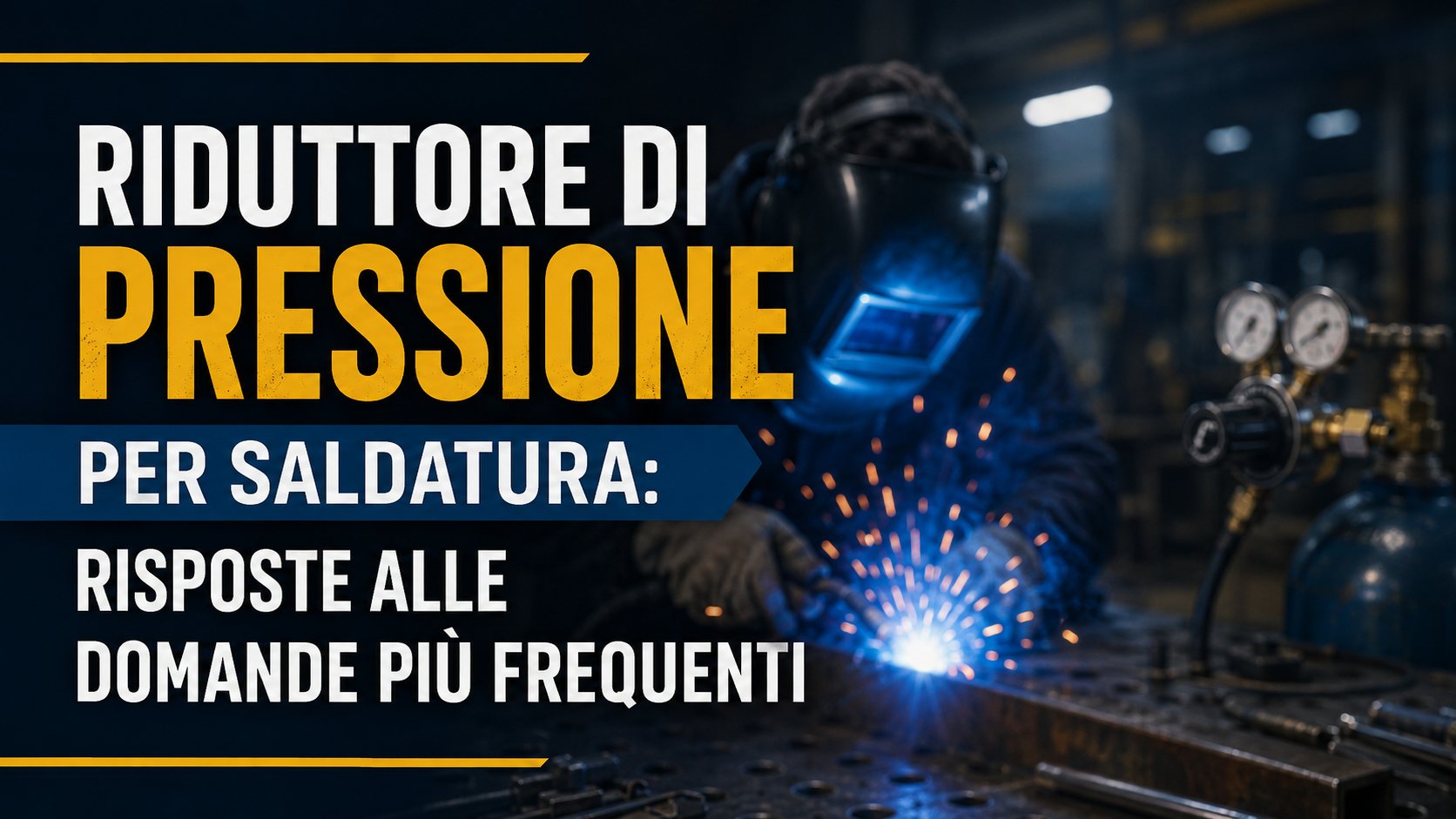Riduttore di Pressione per Saldatura - Guida e Domande Frequenti